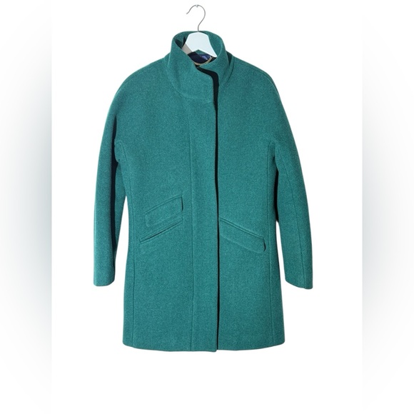J.Crew Cocoon Coat in Stadium Cloth wool woman’s sz4 - Picture 3 of 5